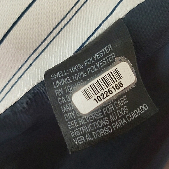 Tahari Navy Blue Button Up Blazer Professional Classic Modern Formal Womens Sz 4 - Picture 10 of 10